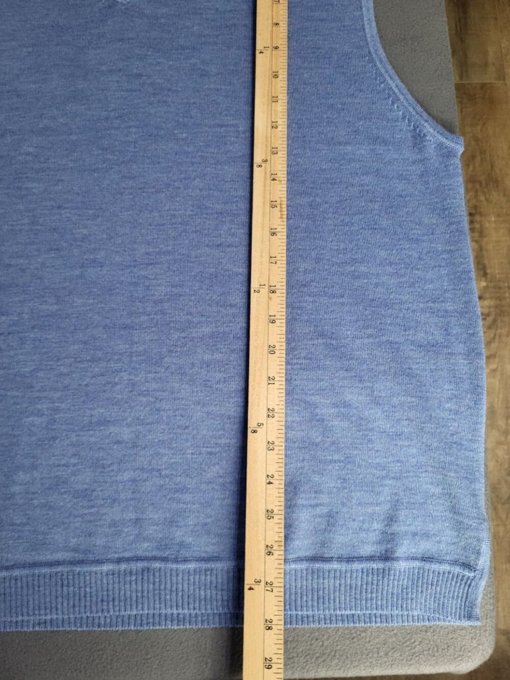 Tommy Bahama Golf Vest Men's XXL Extra Fine Merino Wool Blue Old Money Preppy - Picture 6 of 8